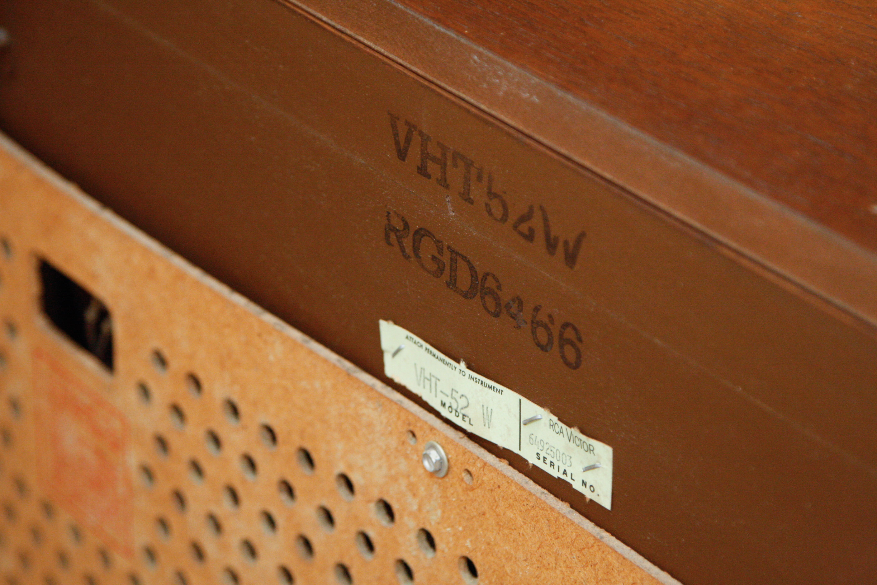 Mid-Century RCA Victor Stereo Console