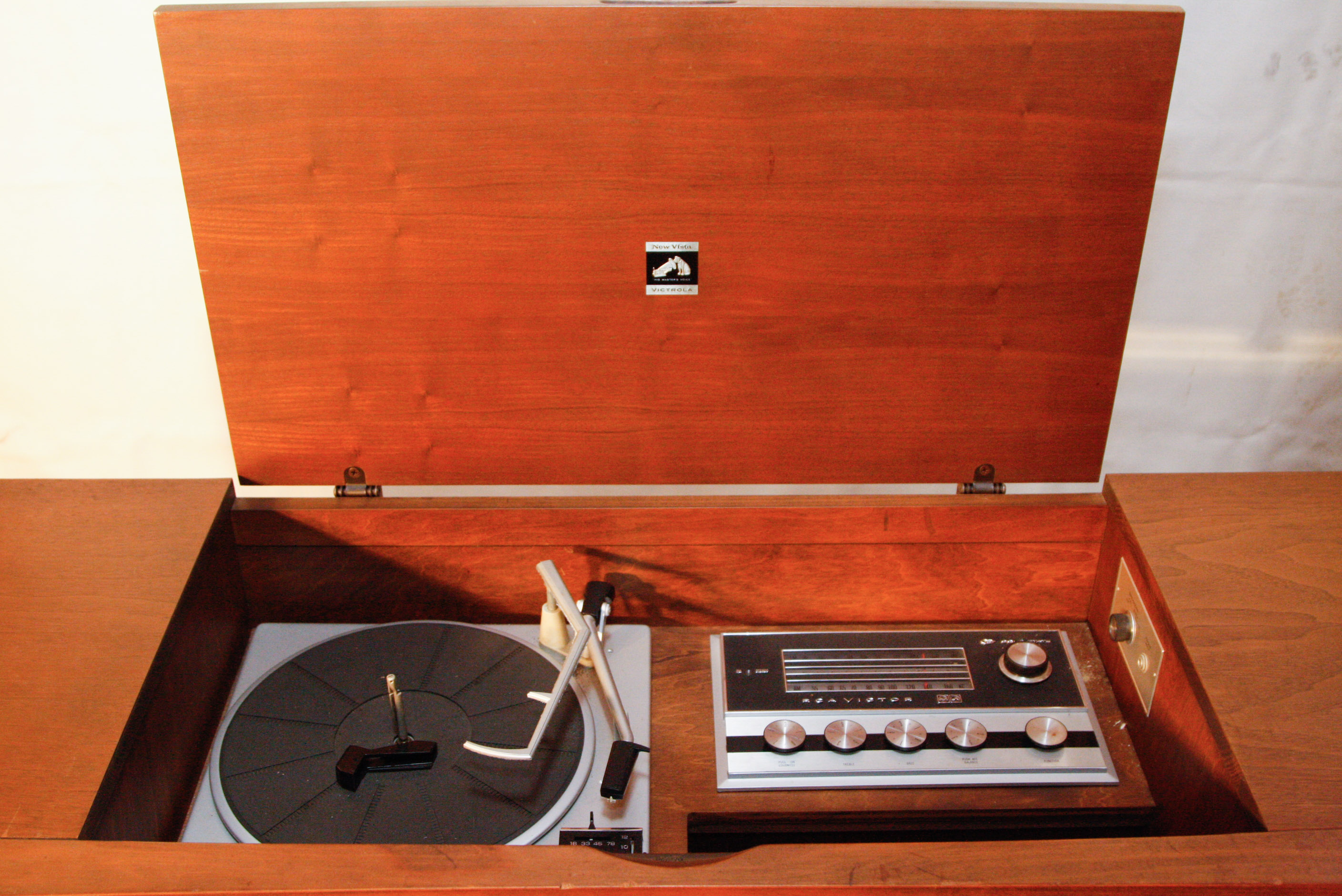 Mid-Century RCA Victor Stereo Console