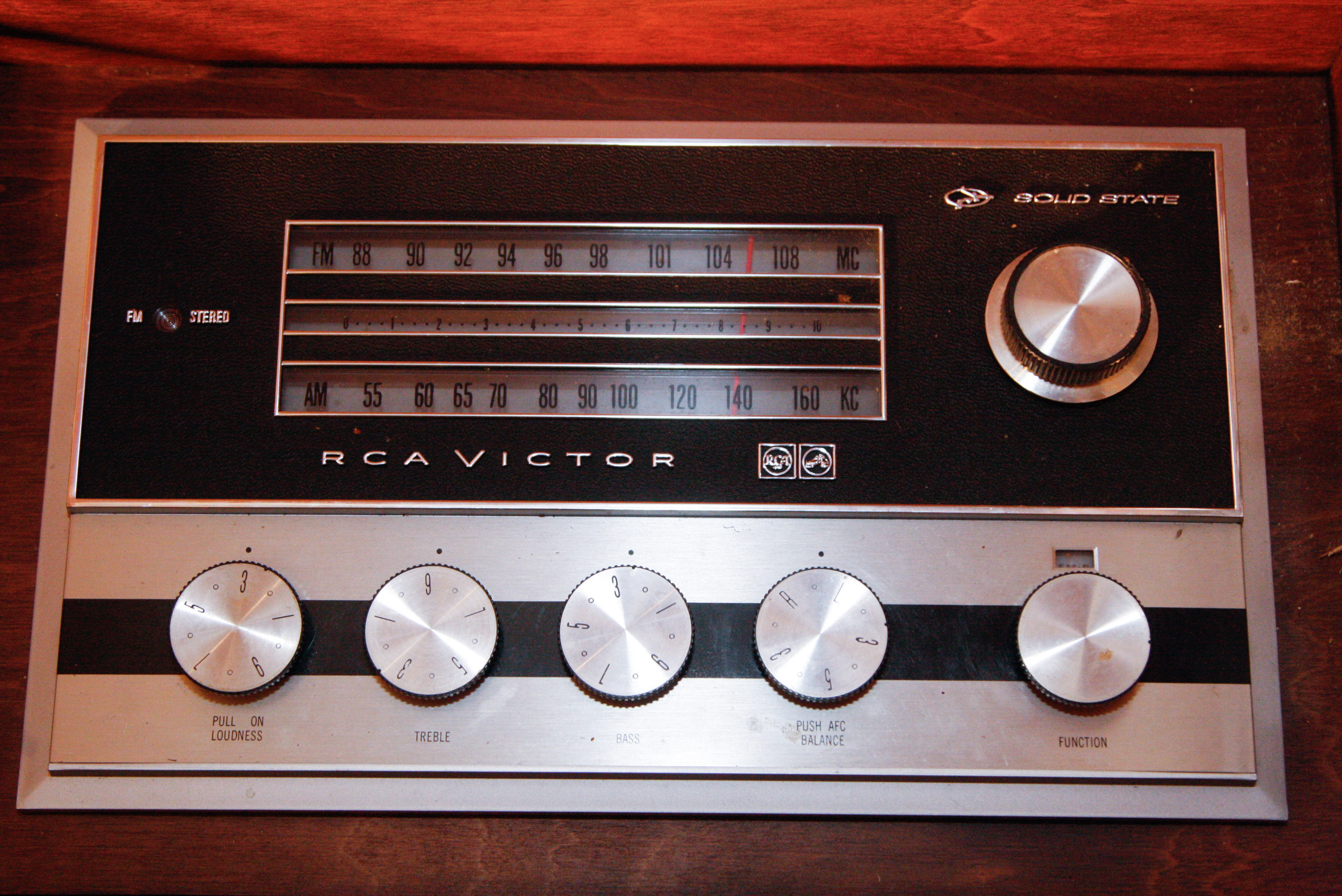 Mid-Century RCA Victor Stereo Console