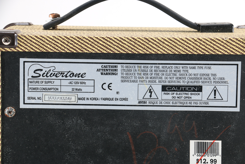 Silvertone and Fender Starcaster Guitar Amplifiers