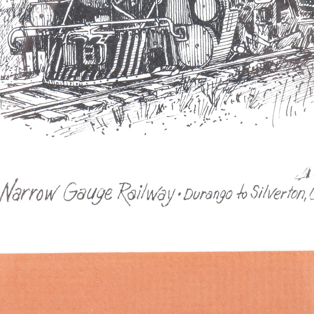 G.E. Geivett Framed Offset Lithographs Colorado