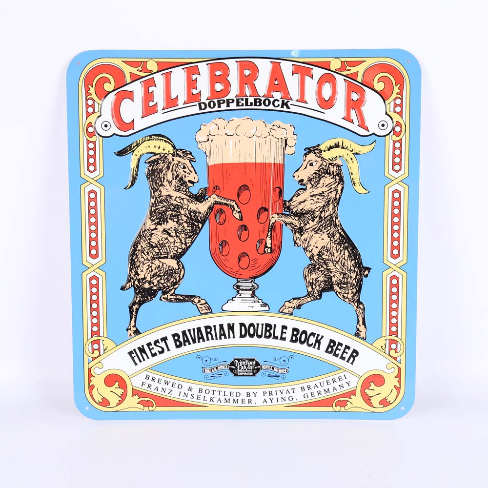Ayinger Celebrator Doppelbock Aluminum Sign