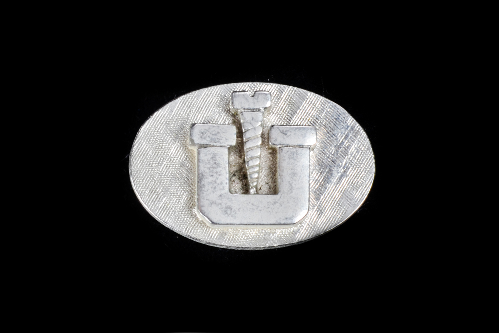 Vintage Silver Toned Tie Clips