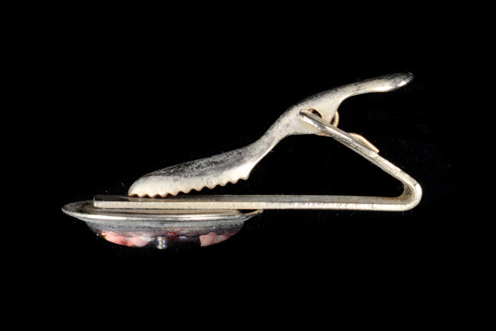 Vintage Silver Toned Tie Clips