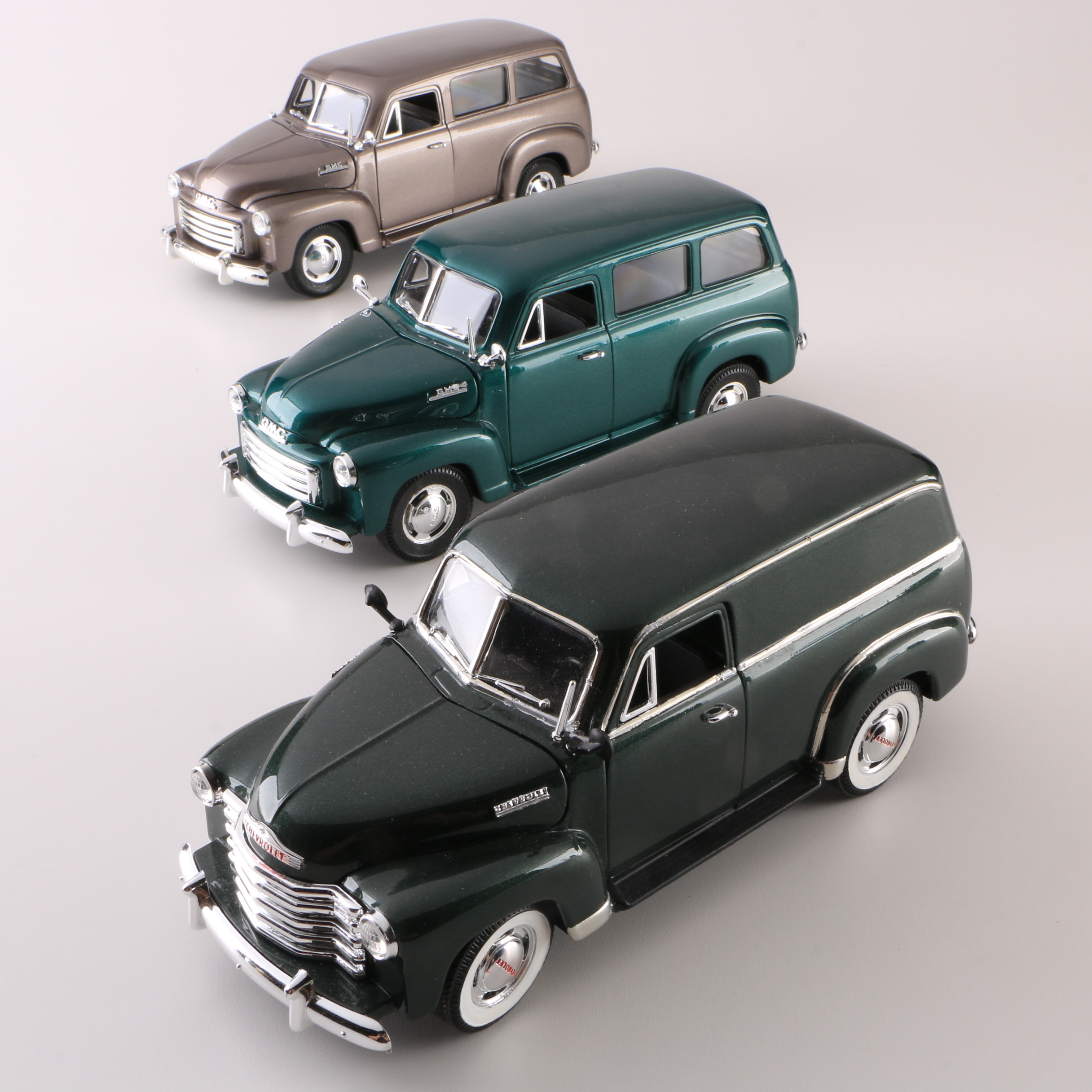 Collection of 1950 GMC Die-Cast Cars