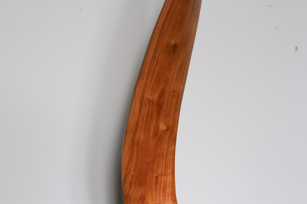 Bruce Johnson Carved Cherry Sculpture, "Duet"