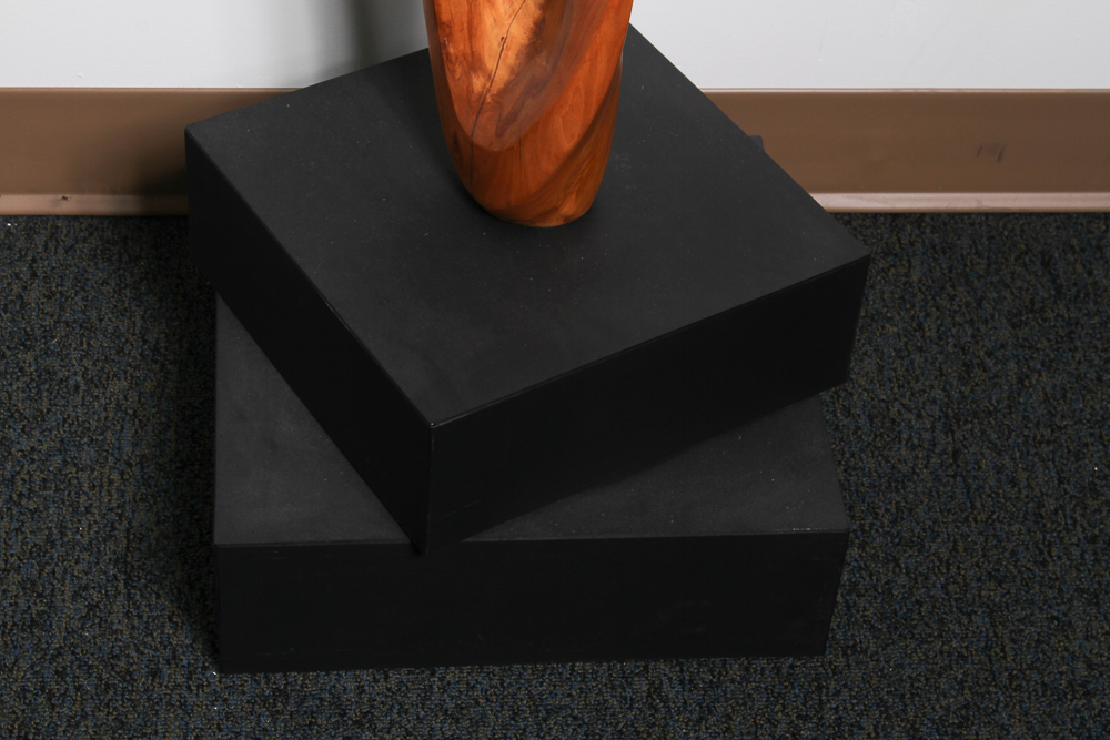 Bruce Johnson Carved Cherry Sculpture, "Duet"