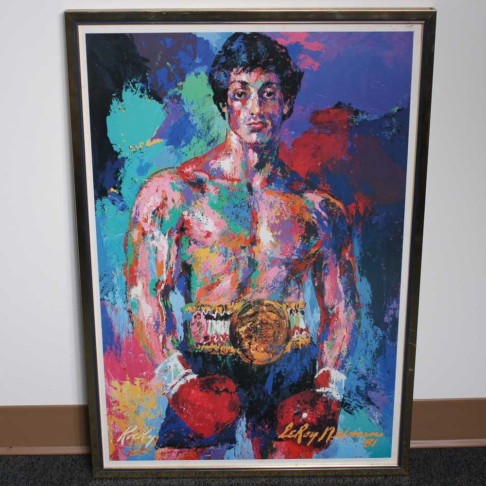 LeRoy Neiman "Rocky" 1981 Poster