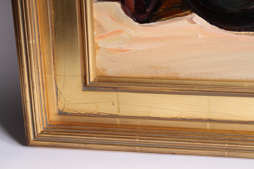 Nancy Switzer 'Portrait of a Skillet' Oil Painting on Canvas Panel