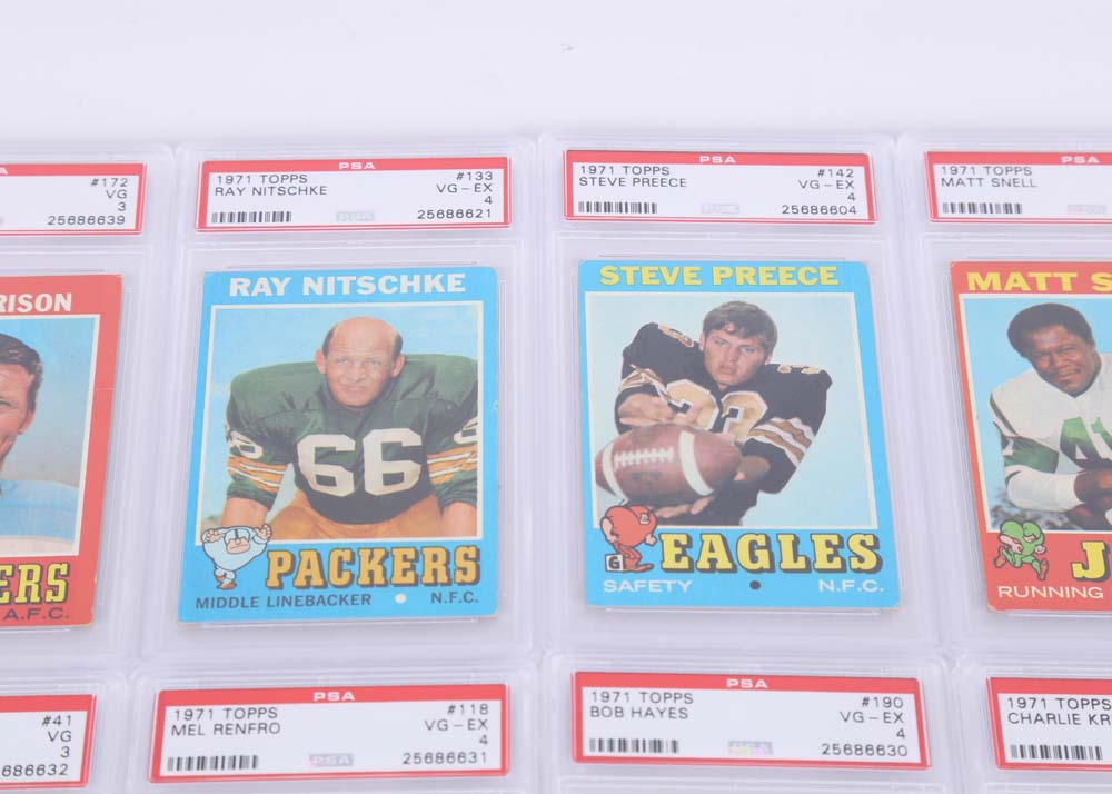 1971Topps NFL Trading Cards