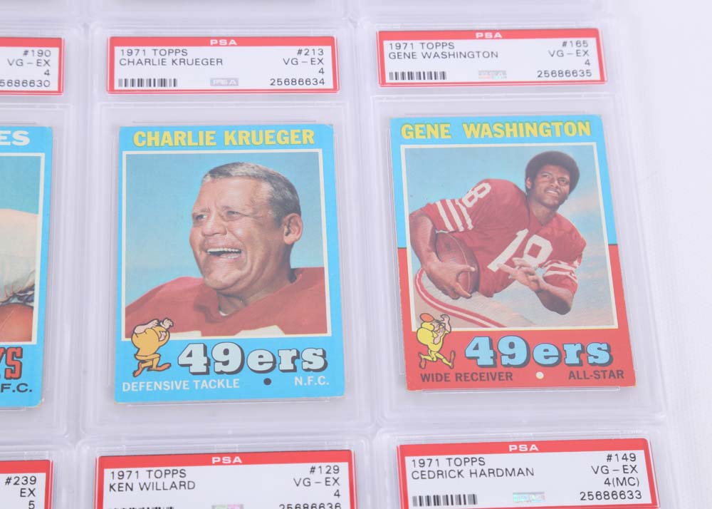 1971Topps NFL Trading Cards