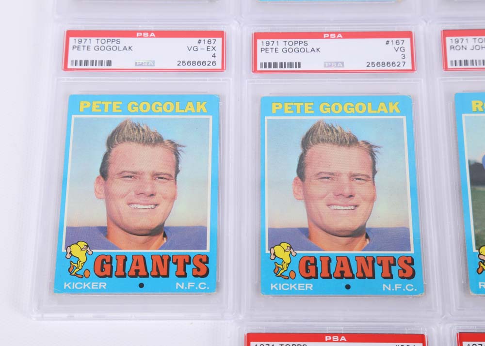 1971Topps NFL Trading Cards
