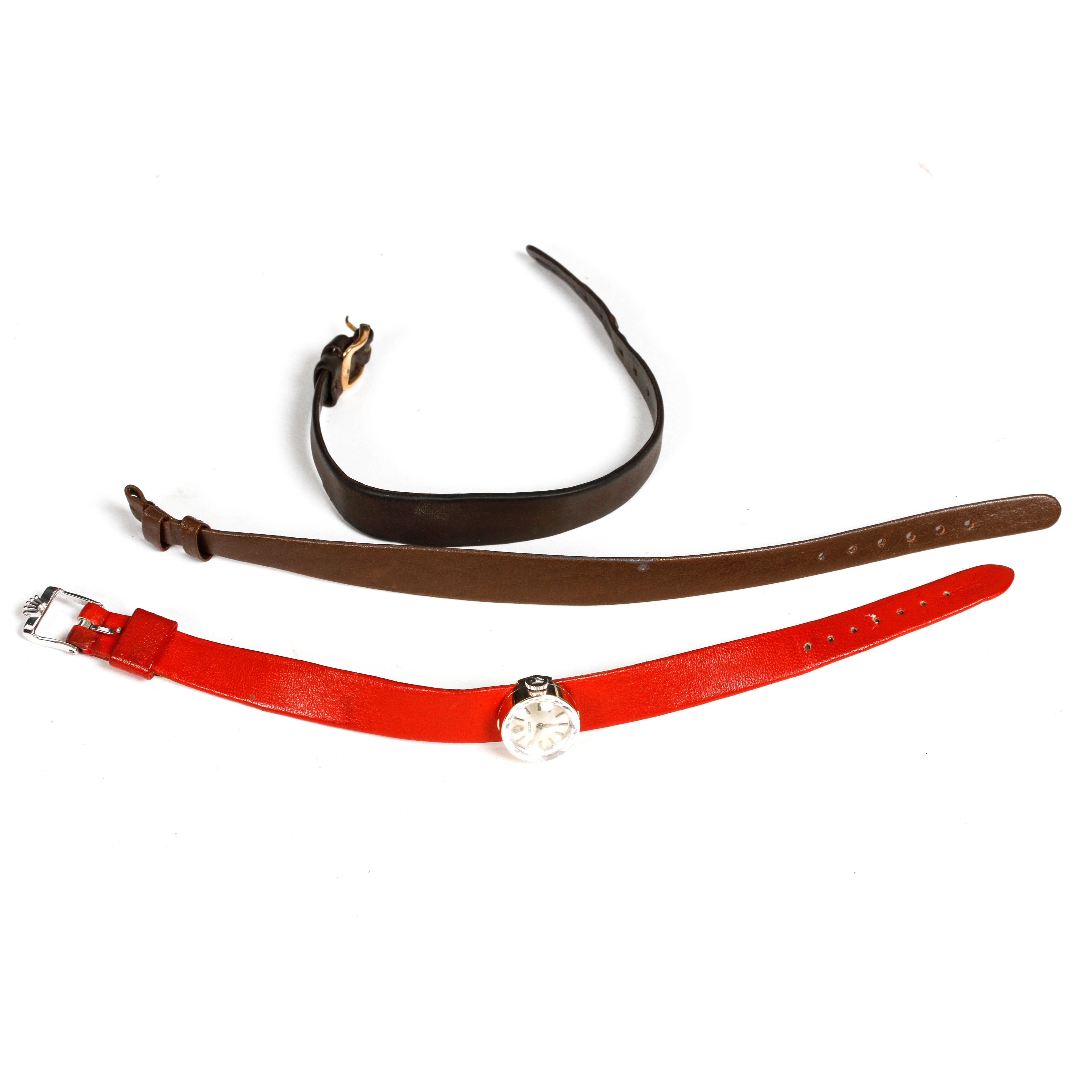 Women's Rolex Watch with Extra Leather Bands