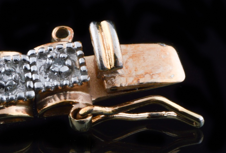 Sterling Silver and Diamond Tennis Bracelet