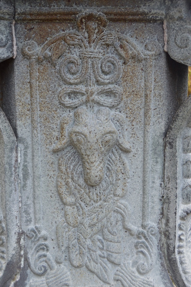 Cast Iron  Figural Pedestal Garden Statue