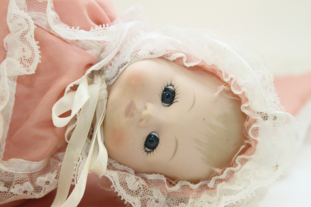 Group of Vintage Porcelain Dolls