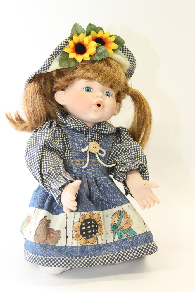 Group of Vintage Porcelain Dolls