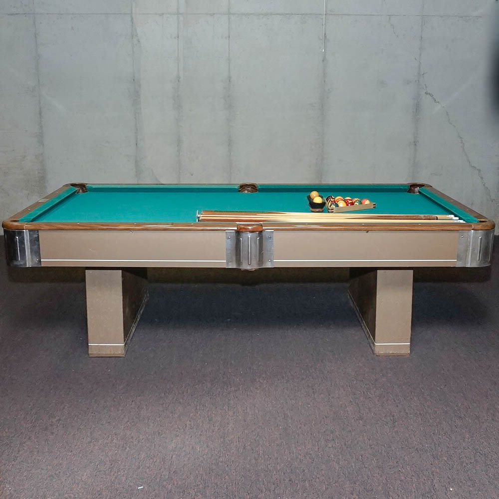 C.C. Steepleton Co. Billiard Table and Accessories