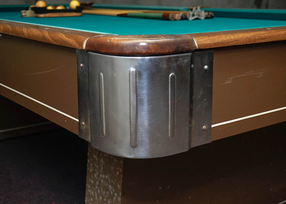 C.C. Steepleton Co. Billiard Table and Accessories