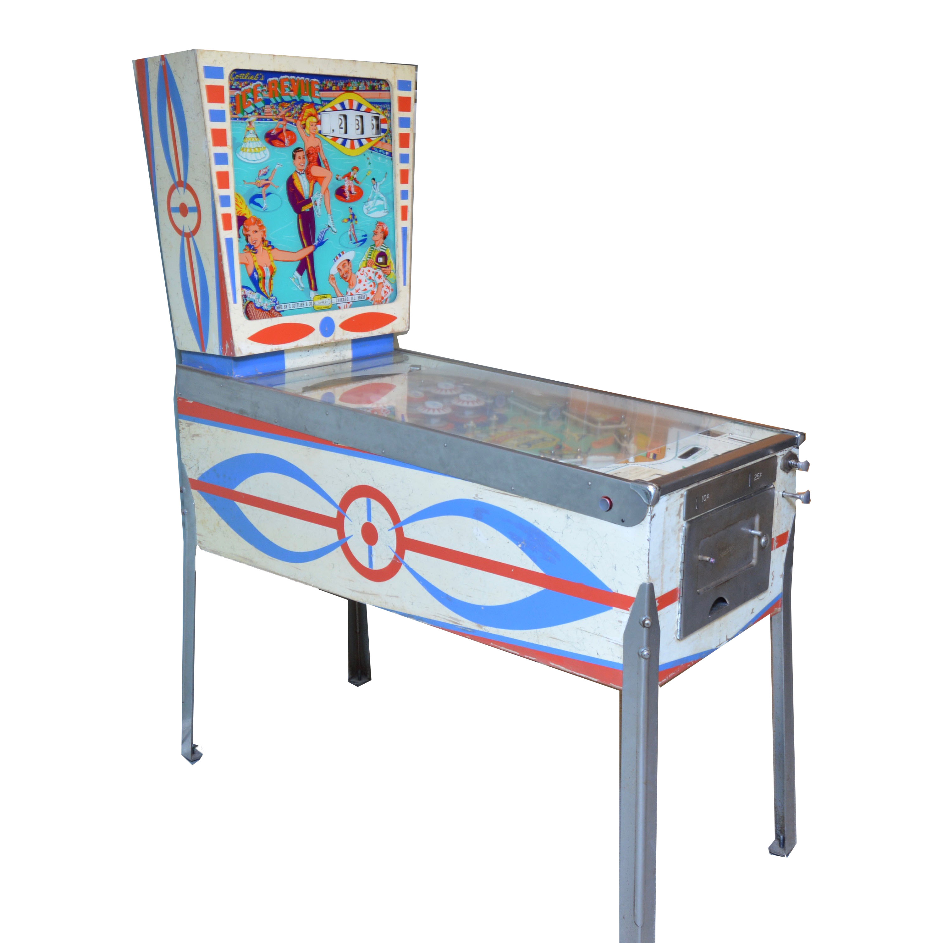 Vintage Gottlieb "Ice Revue" Pinball Machine