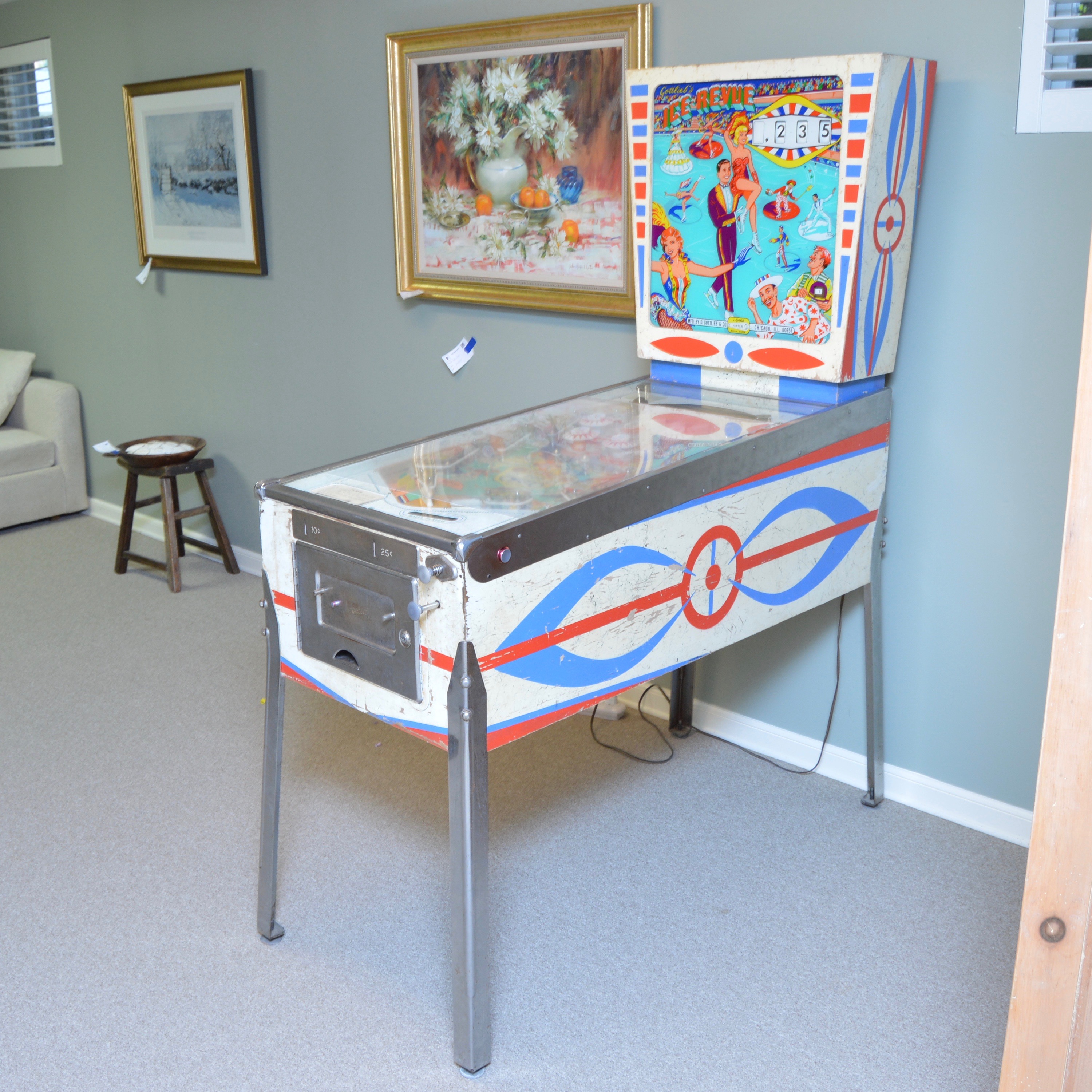 Vintage Gottlieb "Ice Revue" Pinball Machine
