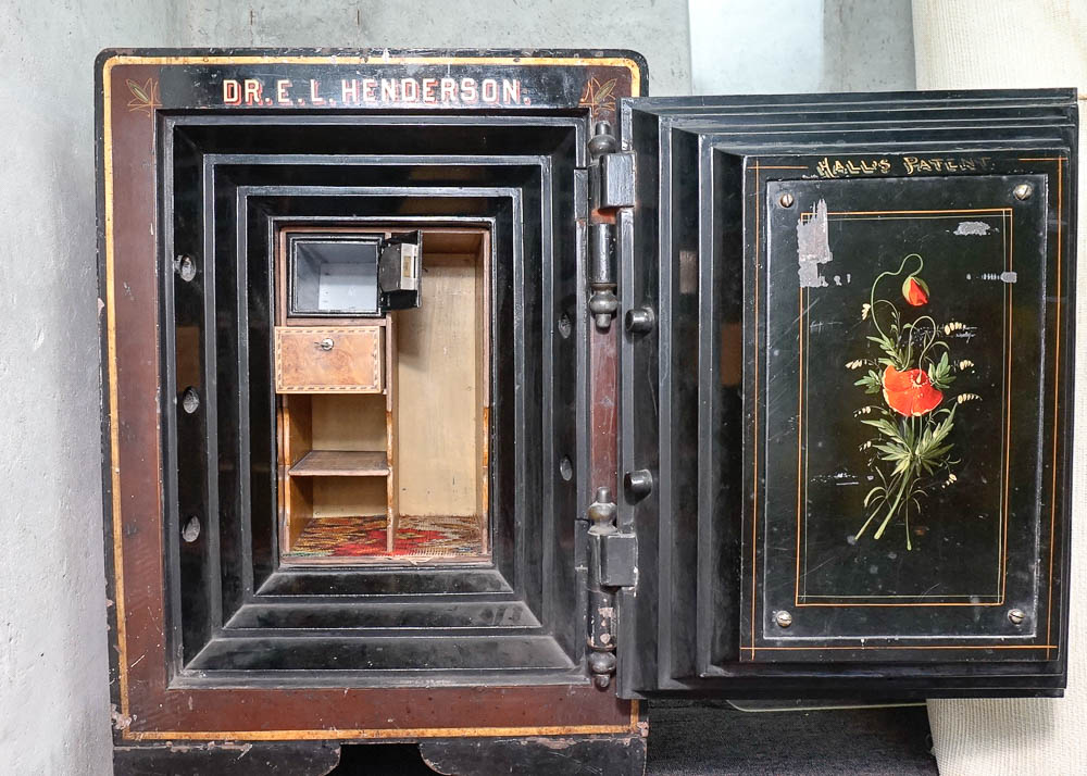 Antique Large Hall's Safe Co. Floor Safe