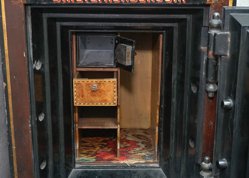 Antique Large Hall's Safe Co. Floor Safe