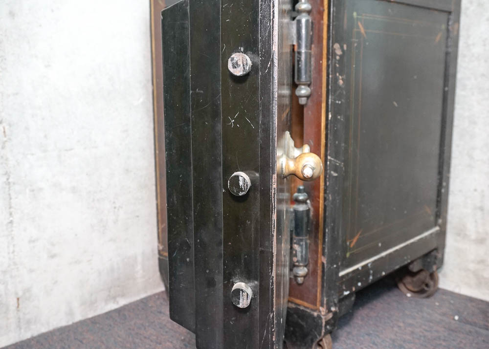 Antique Large Hall's Safe Co. Floor Safe