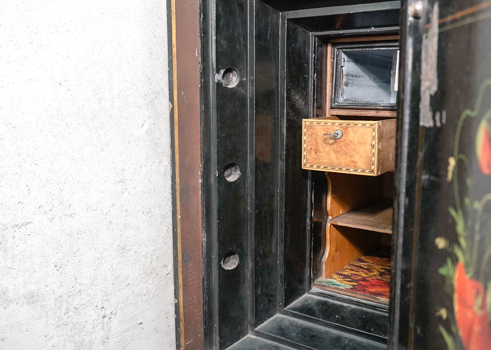 Antique Large Hall's Safe Co. Floor Safe