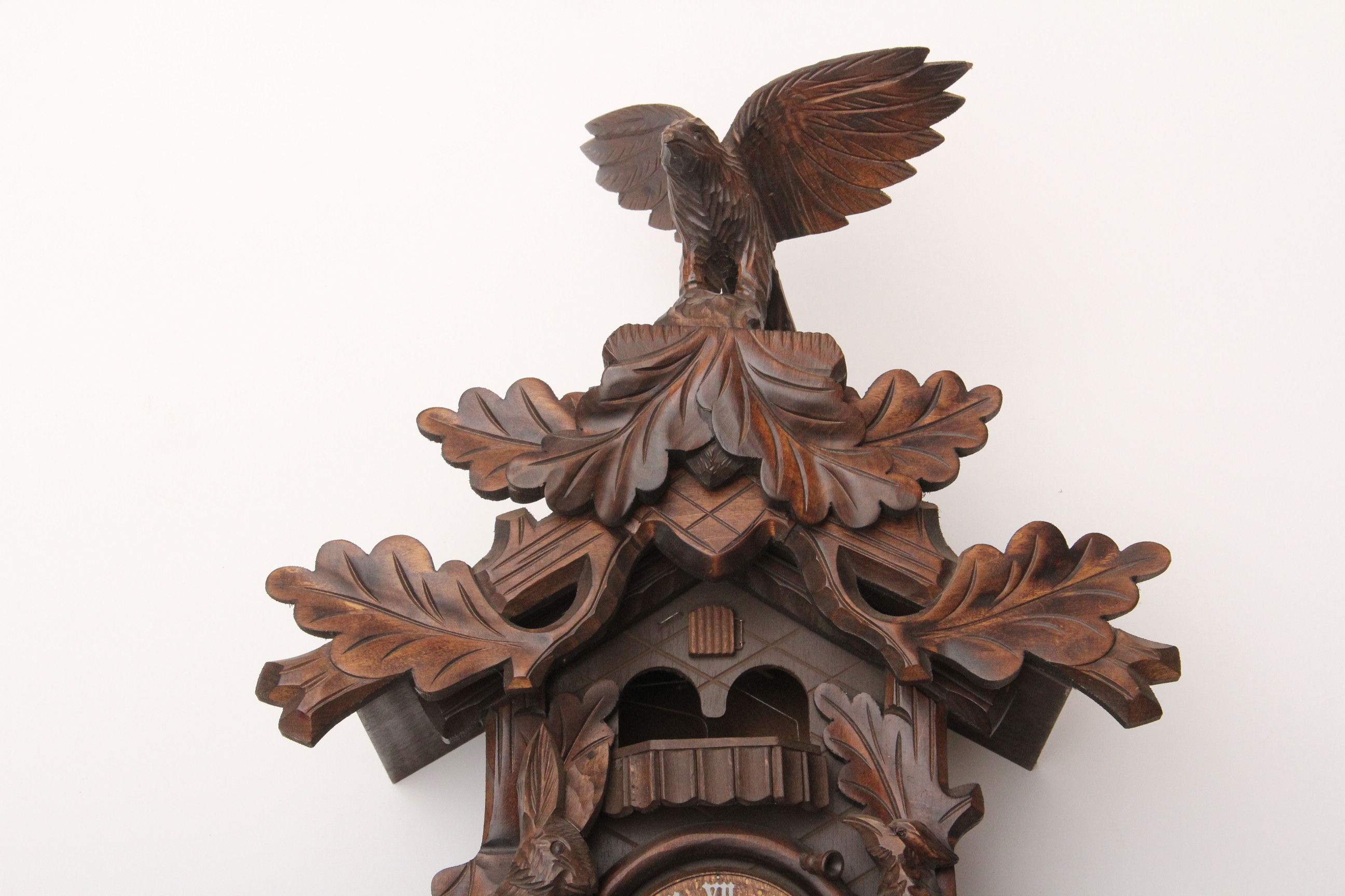 Vintage Black Forest Cuendet Cuckoo Clock with Swiss Movement
