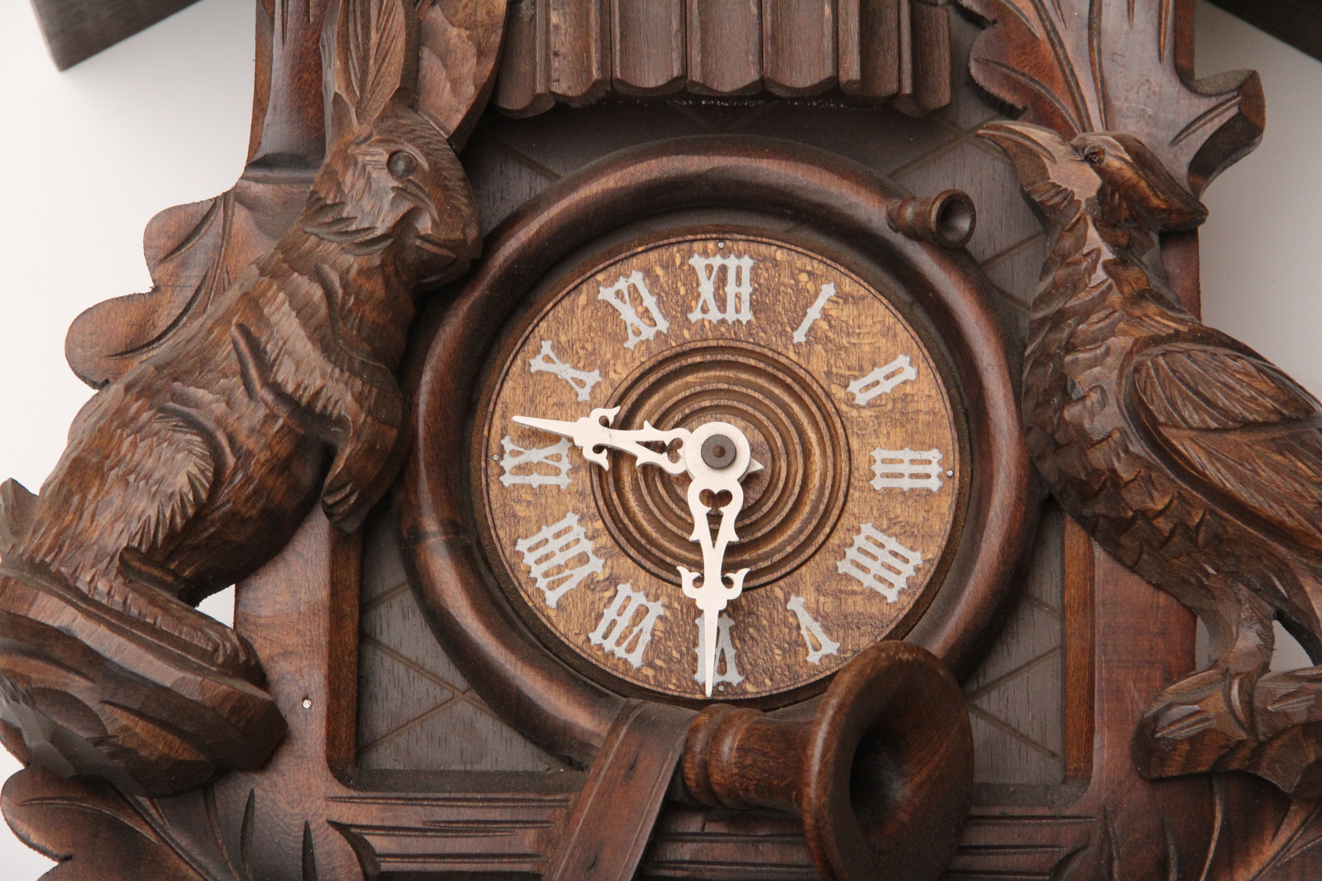 Vintage Black Forest Cuendet Cuckoo Clock with Swiss Movement