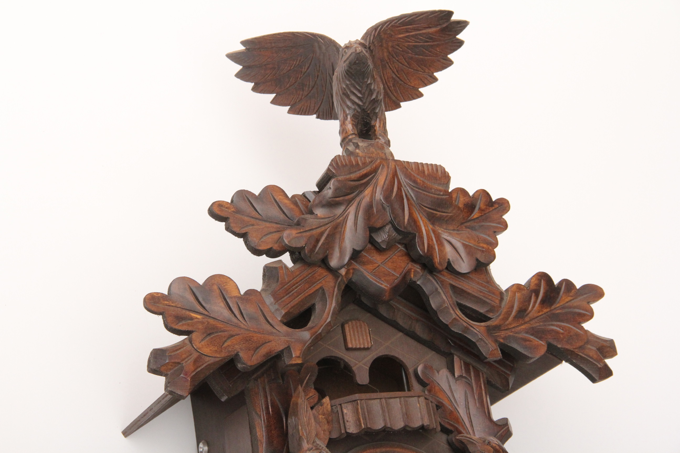 Vintage Black Forest Cuendet Cuckoo Clock with Swiss Movement
