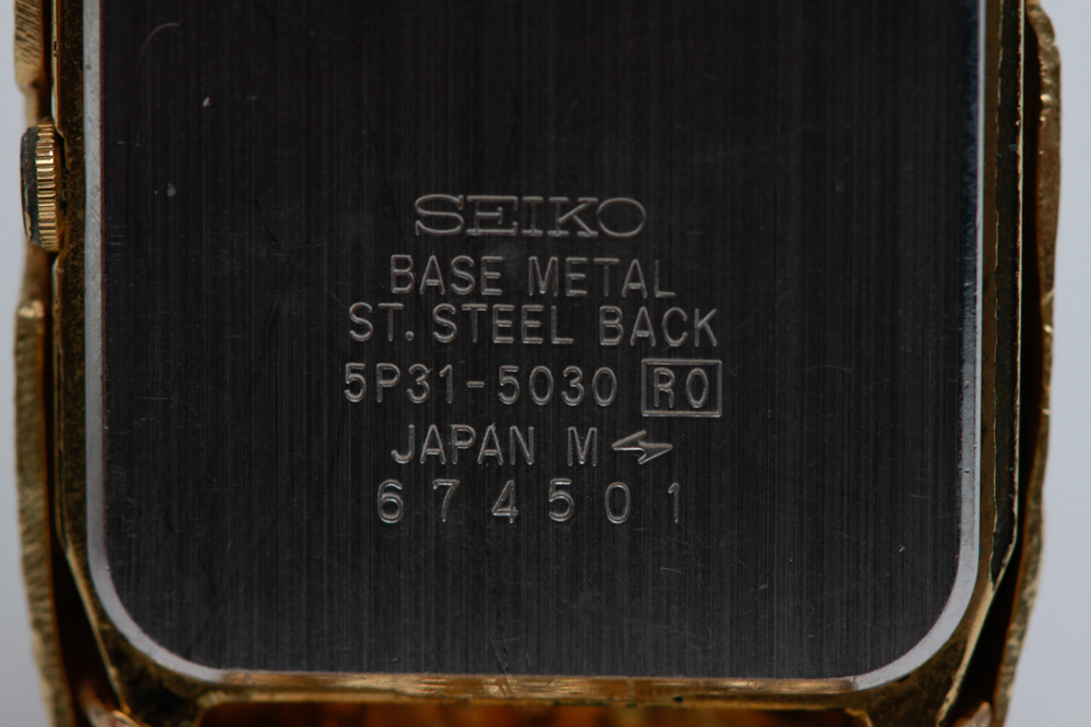 Seiko 14K Gold Nugget Men's Watch