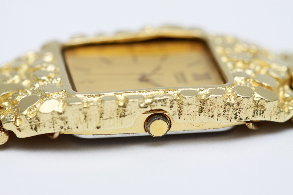 Seiko 14K Gold Nugget Men's Watch