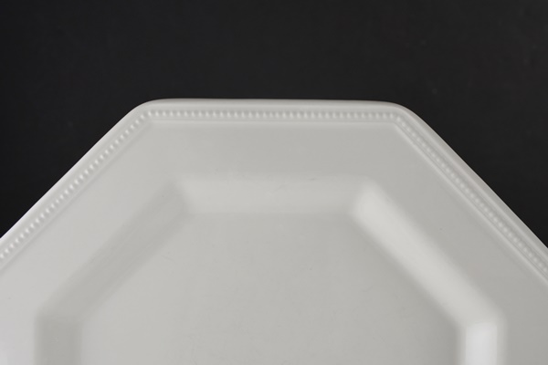 Johnson Bros. Ironstone "Heritage White" Dinnerware, Set of Eight