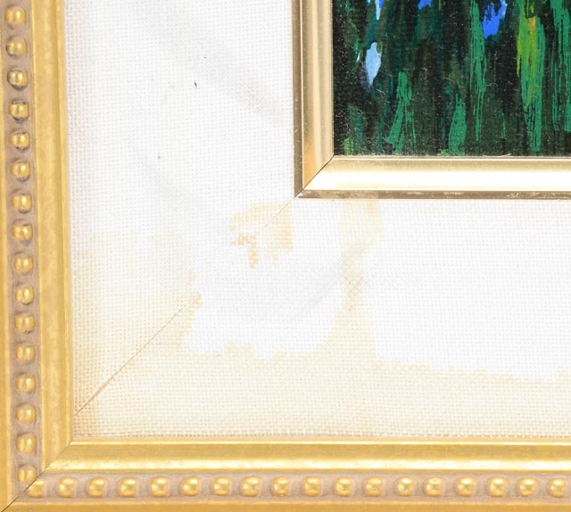 Claude Cambour Signed Serigraph on Canvas "Nostalgie"