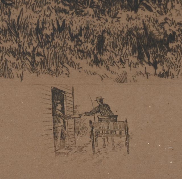 Charles Gondel 1896 Landscape Etching