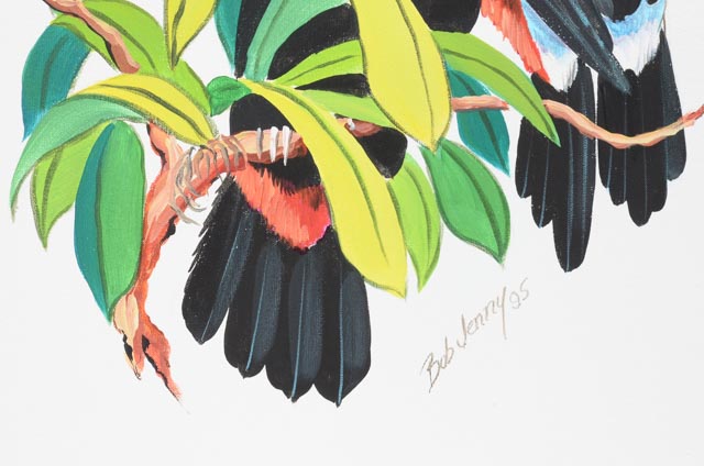 Bob Jenny Original 1995 Acrylic Painting on Canvas