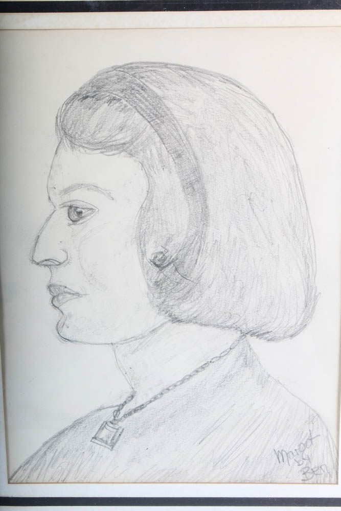 Grouping of Vintage Folk Art Paintings and Drawings