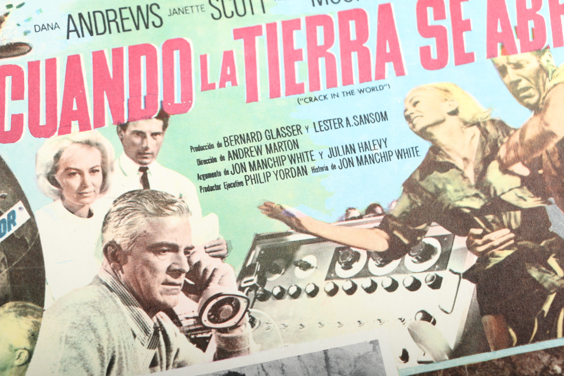 "Crack in the World" and Other Vintage Mexican Lobby Cards