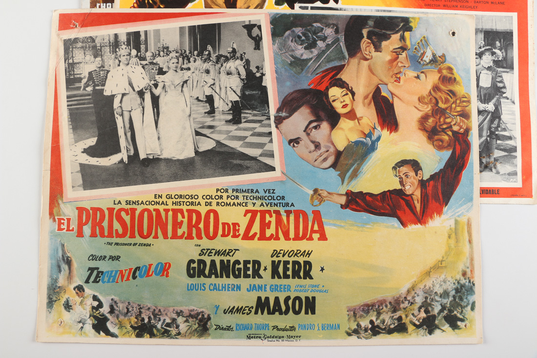 Vintage Spanish Lobby Cards Featuring "The Prince and the Pauper"
