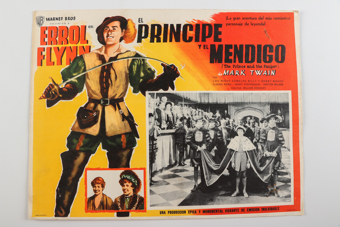 Vintage Spanish Lobby Cards Featuring "The Prince and the Pauper"