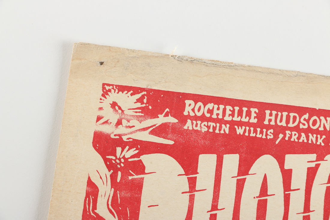 Vintage Spanish Lobby Cards with Airplane and Human Scenes