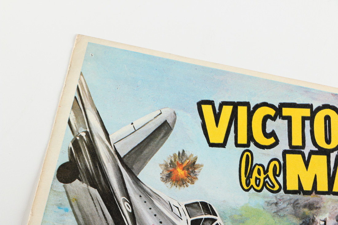 Vintage Spanish Lobby Cards with Airplane and Human Scenes