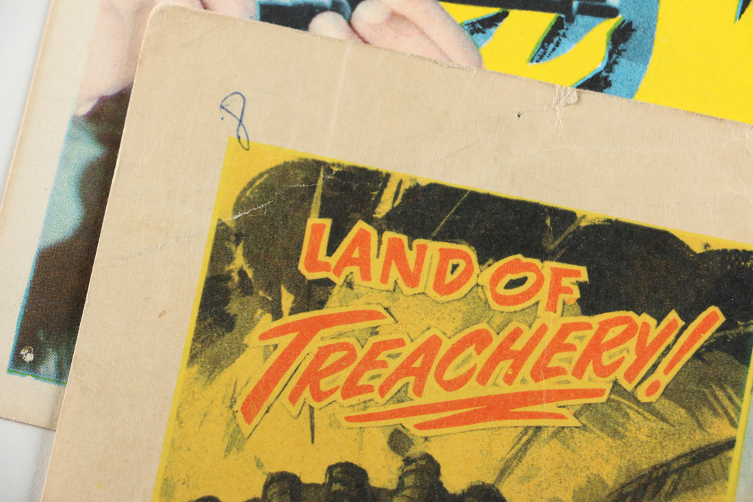 Collection of Vintage Spanish Western Movie Lobby Cards