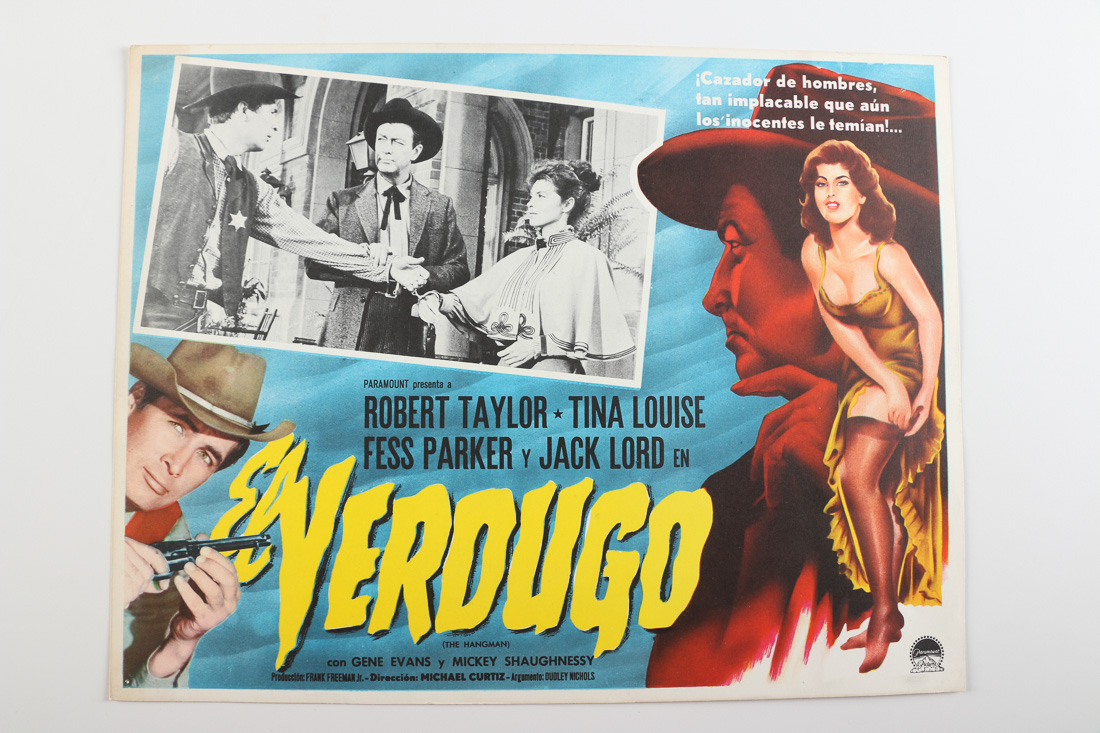 Collection of Vintage Spanish Western Movie Lobby Cards