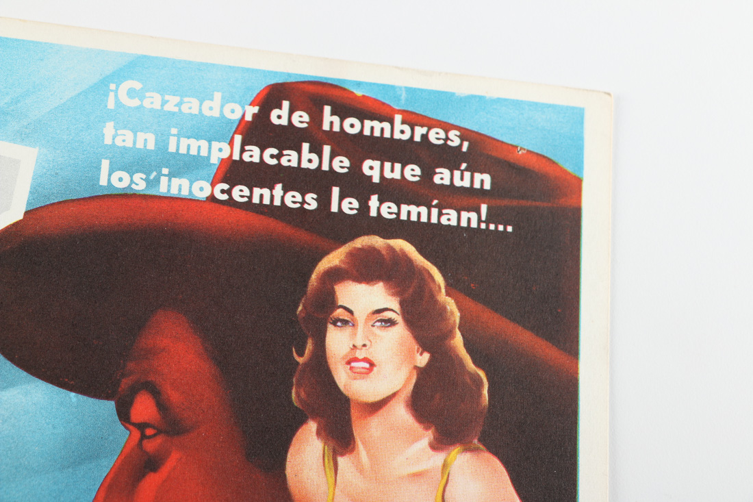 Collection of Vintage Spanish Western Movie Lobby Cards