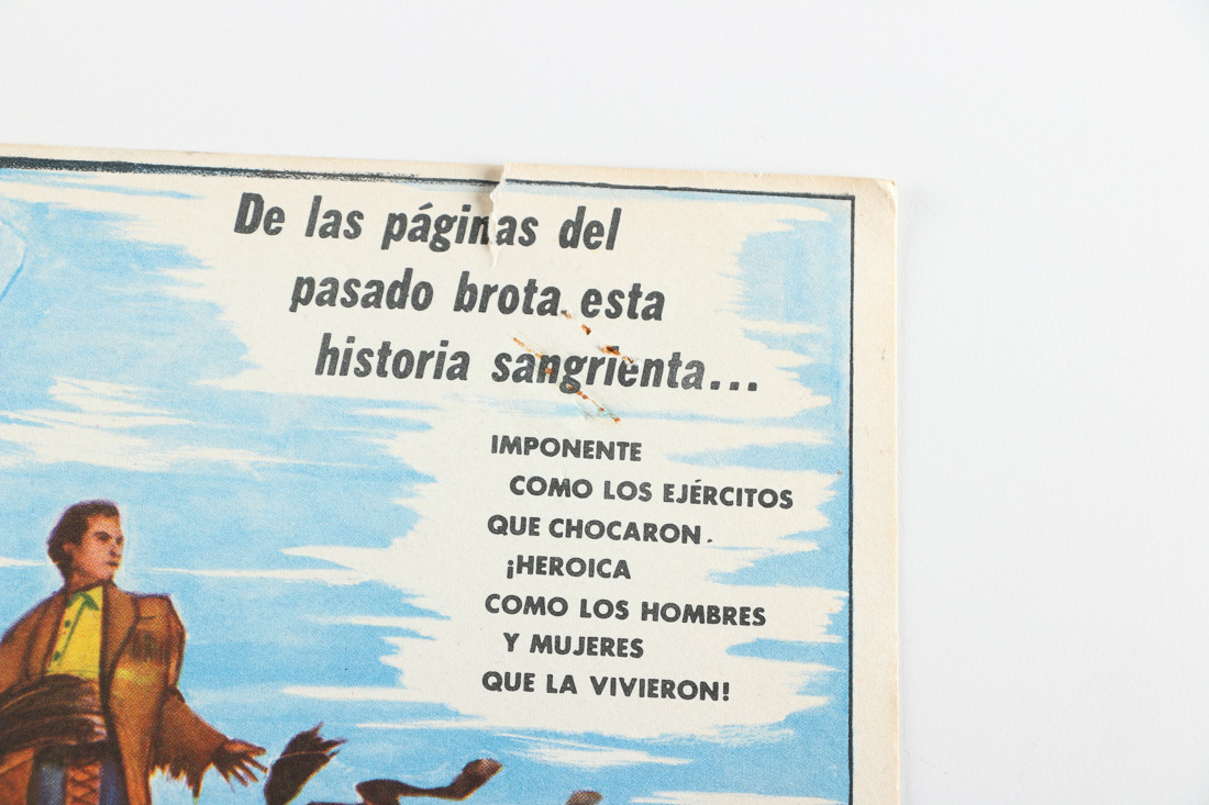Collection of Vintage Spanish Western Movie Lobby Cards