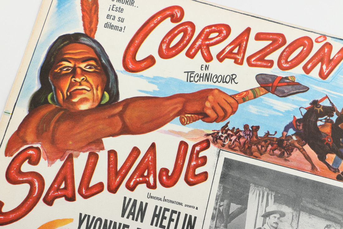 Collection of Vintage Spanish Western Movie Lobby Cards