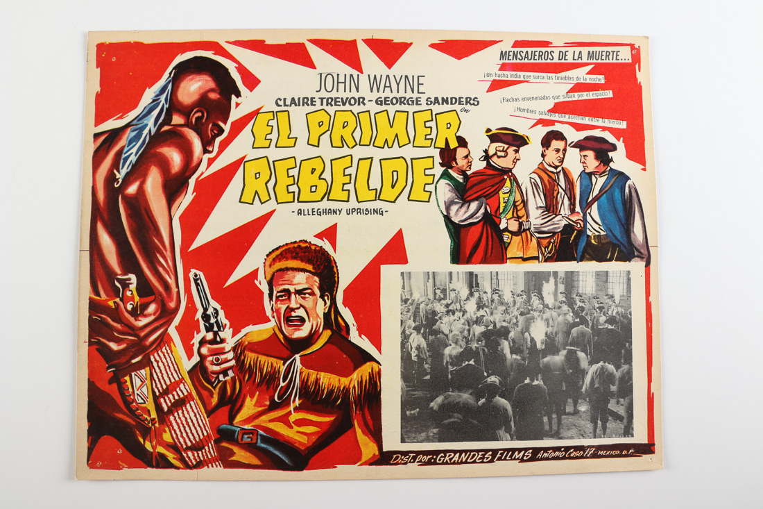 Collection of Vintage Spanish Western Movie Lobby Cards